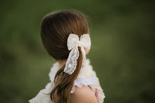 Load image into Gallery viewer, Vintage lace hair bow
