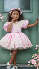 Load image into Gallery viewer, Pink and Lace Vintage Bambalina Doll Dress
