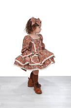 Load image into Gallery viewer, Blue Autumn Blossom Dress Set
