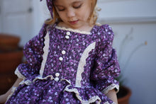 Load image into Gallery viewer, Blue Autumn Blossom Dress Set
