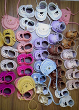 Load image into Gallery viewer, Bambalina Leather Handmade Doll Shoes
