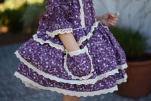 Load image into Gallery viewer, Purple Autumn Blossom Dress Set
