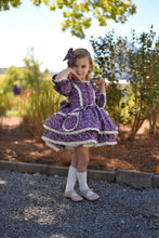 Load image into Gallery viewer, Purple Autumn Blossom Dress Set
