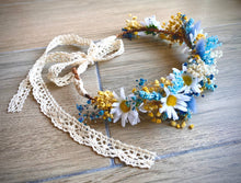 Load image into Gallery viewer, Daisy Boho flower crown
