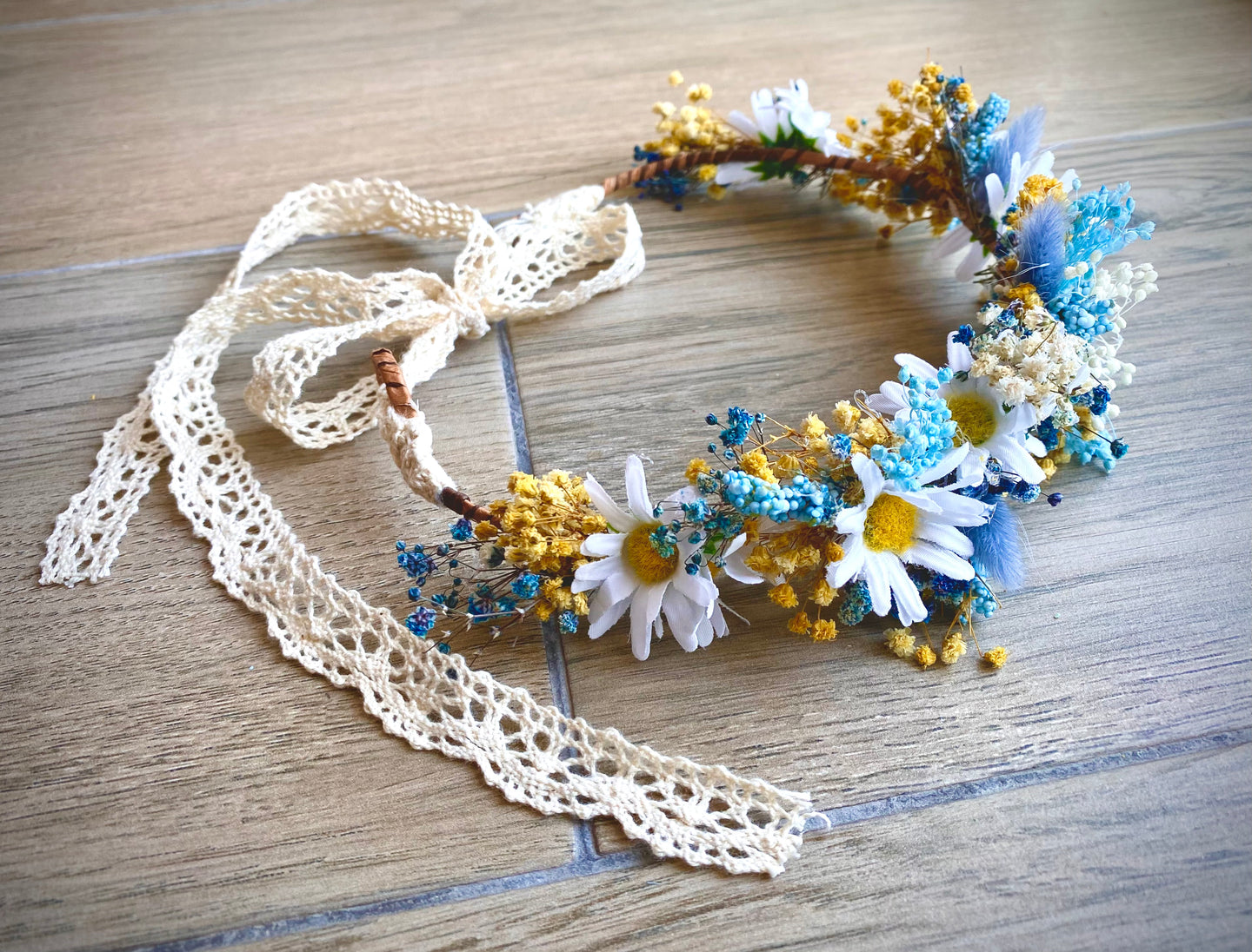 Daisy Boho flower crown