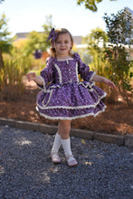 Load image into Gallery viewer, Purple Autumn Blossom Dress Set
